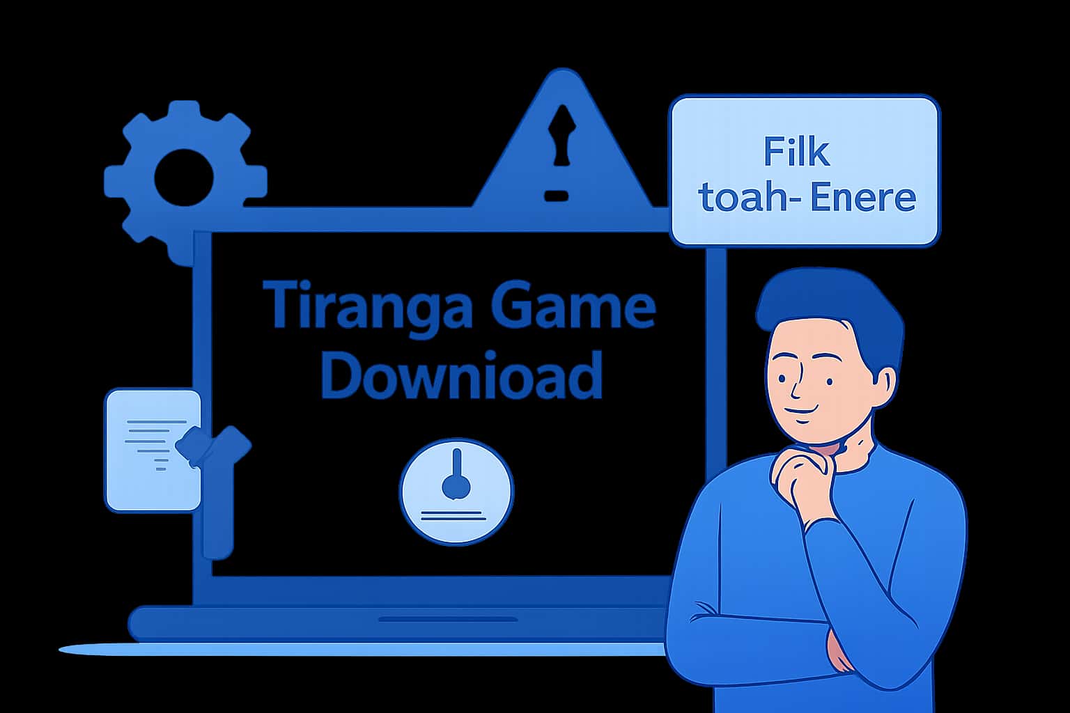 Image depicting troubleshooting steps for login errors in Tiranga Game Download.