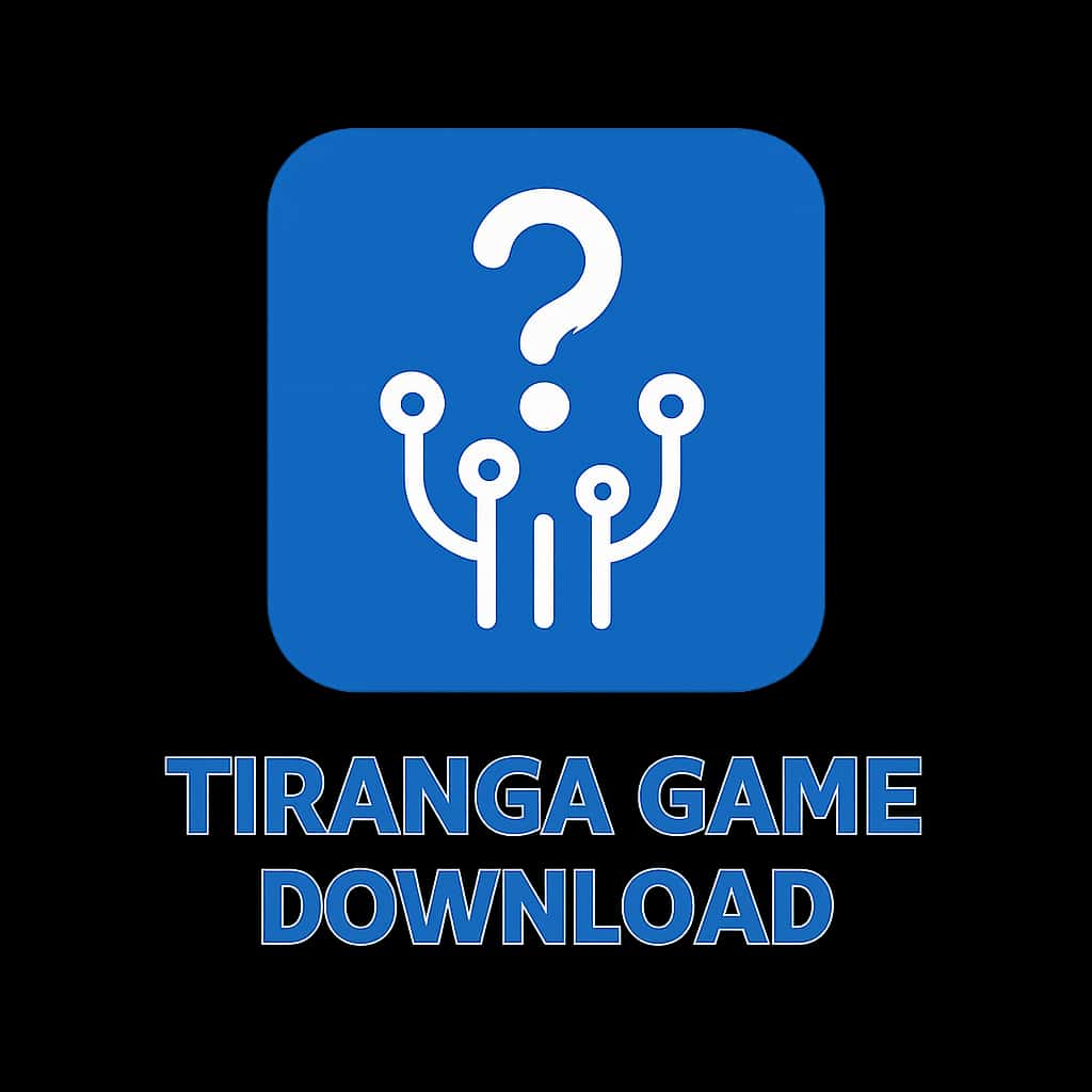 Minimal icon for Tiranga Game Download login assistance.