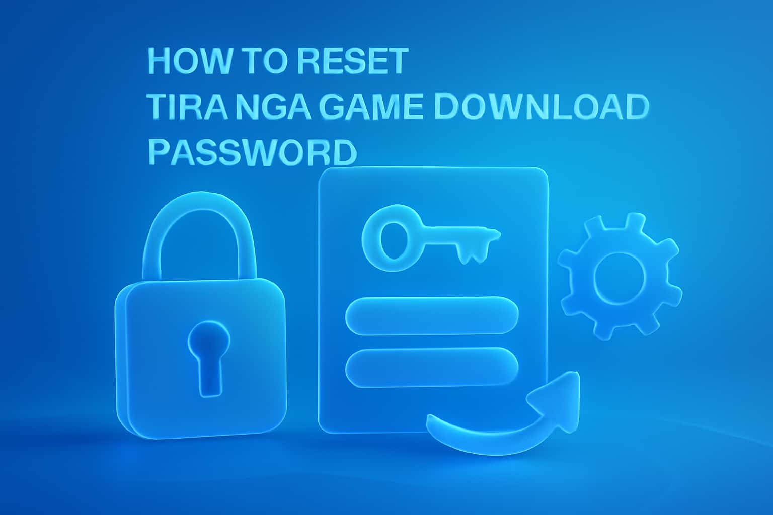An informational graphic illustrating the process of resetting the Tiranga Game Download password.