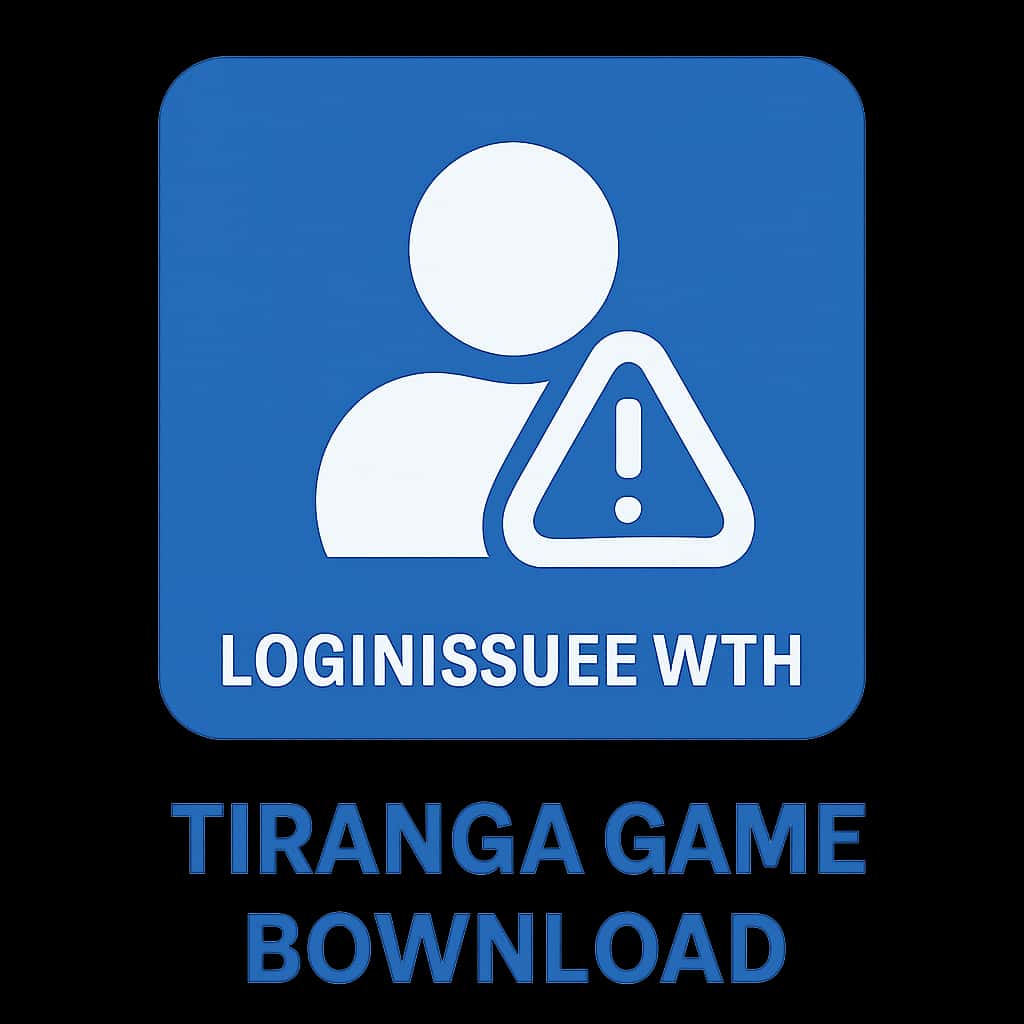 An icon symbolizing support for login issues in the Tiranga Game Download.