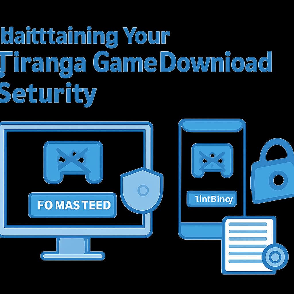 An educational illustration about maintaining Tiranga Game Download security.