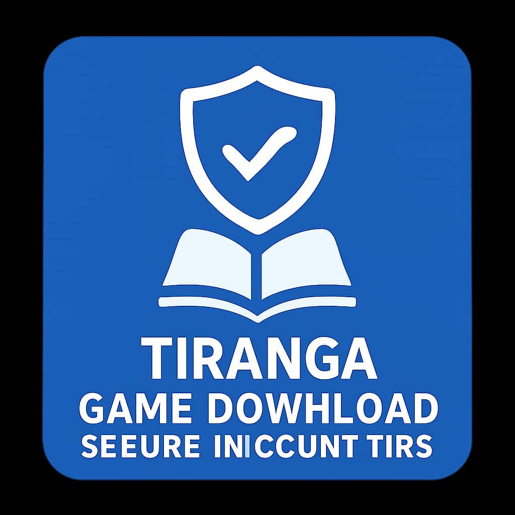 An icon representing account security tips for Tiranga Game Download.