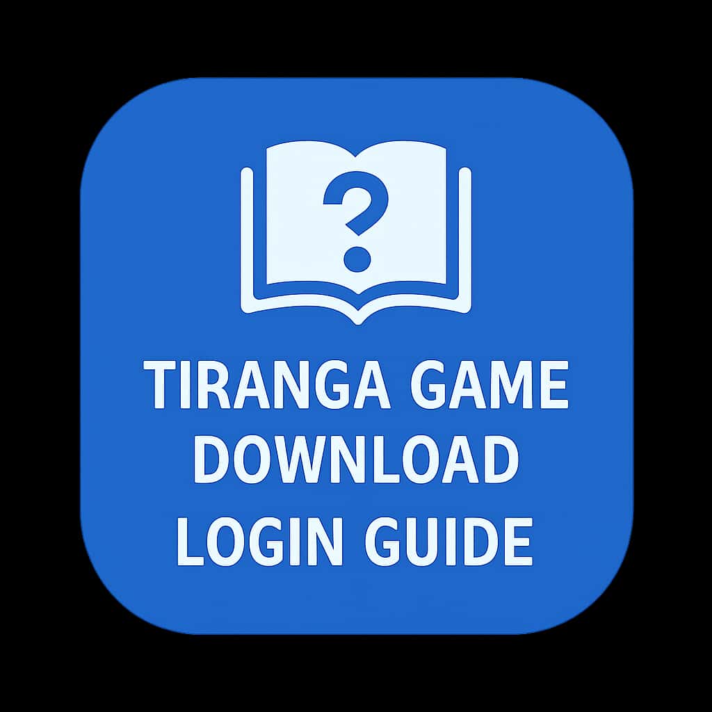Icon representing Tiranga Game Download Login Guide.