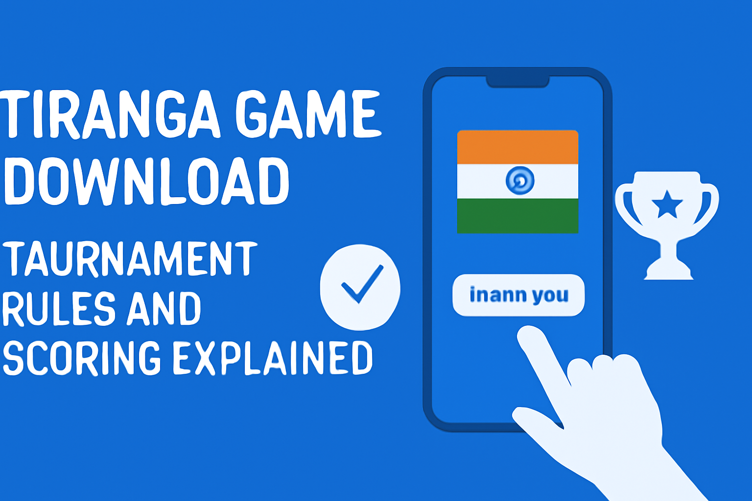 An informational graphic showcasing the username recovery process for Tiranga Game Download