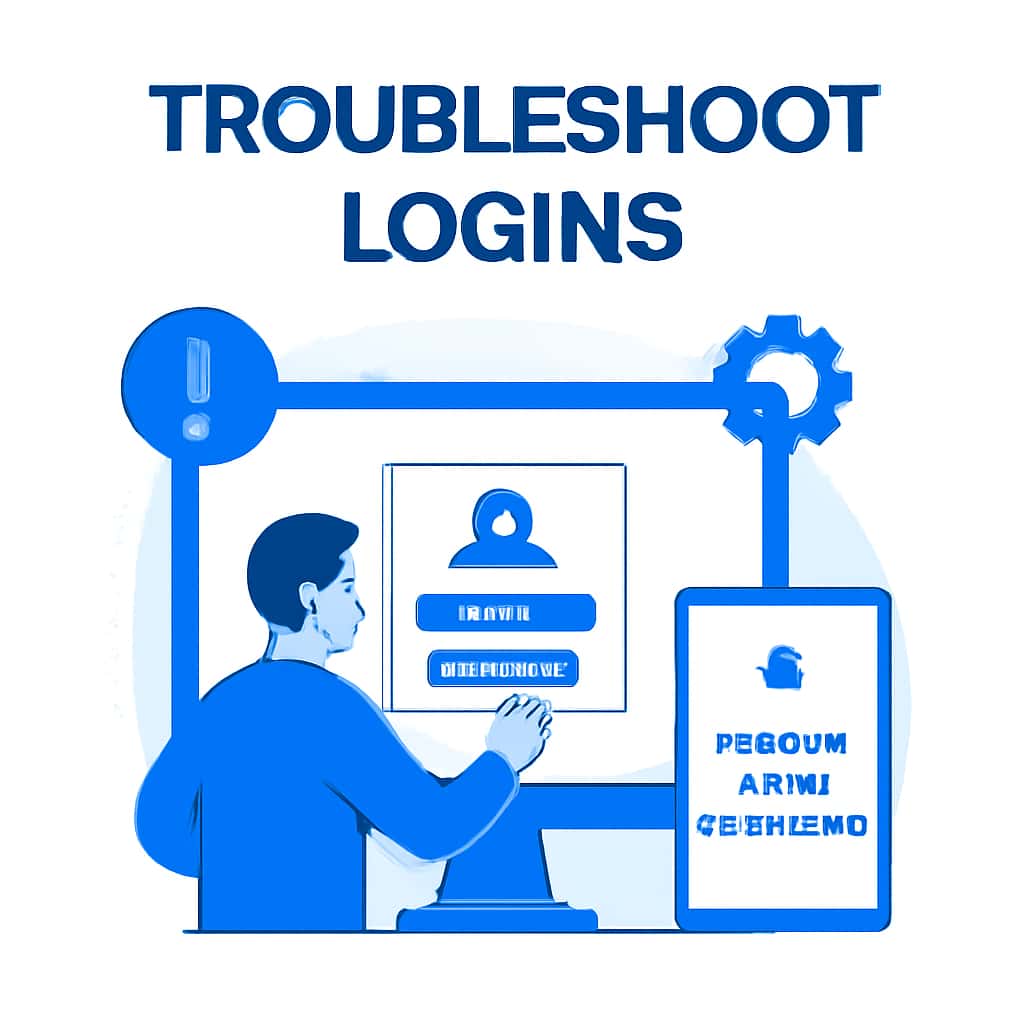An educational illustration on troubleshooting Tiranga Game Download logins.