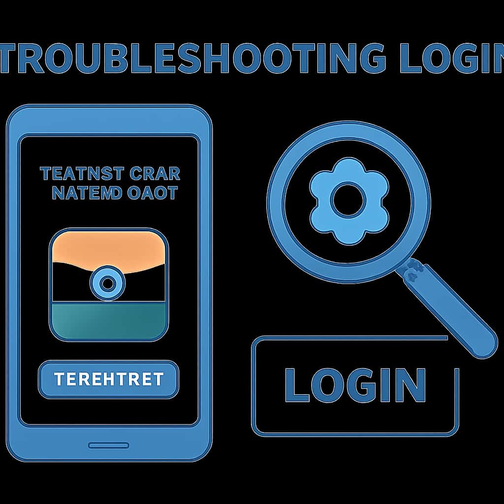 An educational illustration about resolving login issues for Tiranga Game Download.
